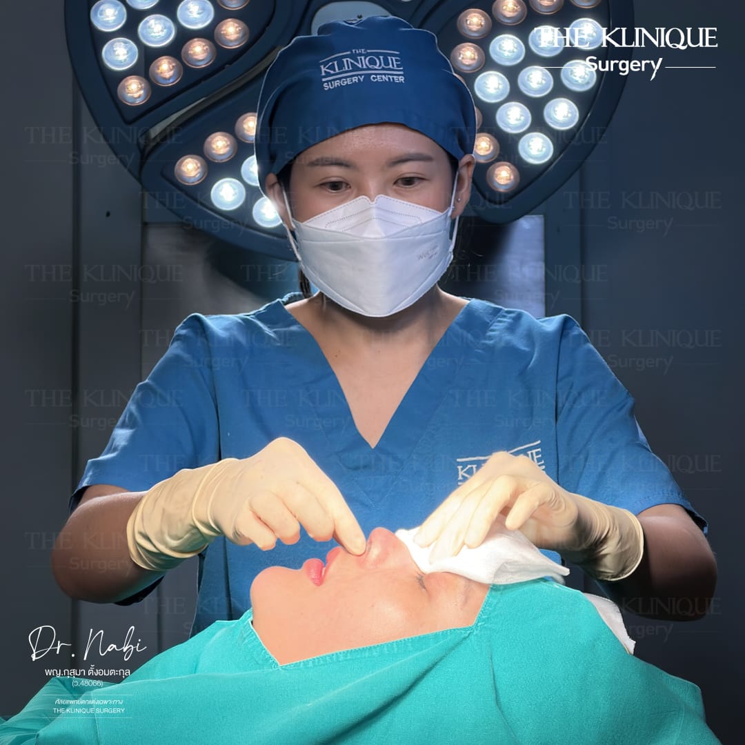 หมอนาบี เสริมจมูก Semi Open